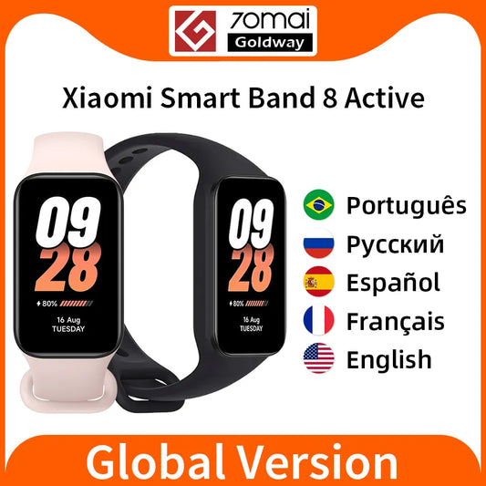Xiaomi Mi Band 8 Active Global Version Smart Bracelet 8 Color LCD Display 50+ Sport Blood Oxygen Monitor Wristband VS Mi band 2