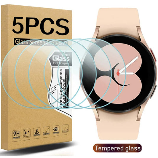 For Samsung Galaxy Watch6 5 4 40/44MM Tempered Glass Screen Protector for Samsung Watch 4/6Classic 42/46/43/47mm Protective Film